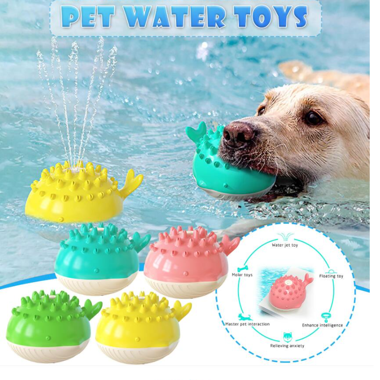 Floating Water Spray Toy for Pet Bathing